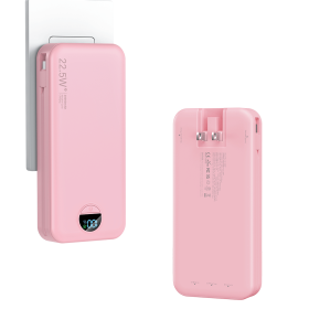 20000mAh Portable Charger with Built in Cables, Digital Display Power Bank, Travel Essentials Battery Fast Charging Power Bank for iPhone