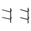 Kayak Storage Rack for 2 Kayaks, Holds 200 lbs, Heavy Duty Adjustable Wall Mount Stand for Indoor Outdoor Garage Shed Dock, Storage Holder for Canoe