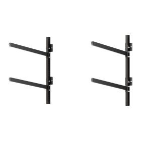 Kayak Storage Rack for 2 Kayaks, Holds 200 lbs, Heavy Duty Adjustable Wall Mount Stand for Indoor Outdoor Garage Shed Dock, Storage Holder for Canoe