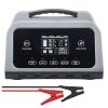 Smart Battery Charger, 20A, 6V 12V 24V Lithium LiFePO4 Lead-Acid (Gel/AGM) Car Battery Charger, with LCD Display