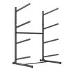 Kayak Storage Rack for 4 Kayaks, Holds 220 lbs, Heavy Duty Freestanding Stand for Indoor Outdoor Garage Shed Dock, Storage Rack Stand Holder for Canoe