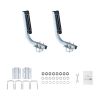 Boat Trailer Guides, 18.5 in/20.5 in Height Adjustable Trailers Guide, 2PCS Thickened High-Duty Steel Trailer Guide-Ons with Smooth Roller Guidance