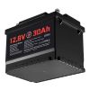 12V 30Ah Dual Purpose LiFePO4 Lithium Battery, 600 CCA Group 47, Car Start-Stop Lithium-ion Starter Battery Plus Deep Cycle, Built-in Smart BMS