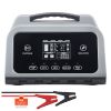 Smart Battery Charger, 16A, 6V 12V 24V 36V 48V 60V 72V Lithium LiFePO4 Lead-Acid (Gel/AGM) Car Battery Charger, with LCD Display