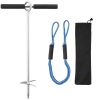 Sand Anchor, 18 in Stainless Steel Beach Anchor, Screw in Sand Boat Anchors with Spiral Blade, Shallow Water Boat Auger Anchors