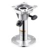 Boat Seat Pedestal, Adjustable Height from 12.76 to 18.7 Inches, Aluminum Alloy Boat Chair Base with Locking Design, Waterproof & Rust-resistant