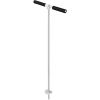 Sand Anchor, 36" Length Auger to The Beach and Sandbar, 316 Stainless Steel Screw Anchor with Removable Handle, Bungee Line & Carry Bag