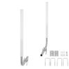 Boat Trailer Guide, 40″ Adjustable Design Trailer Guide Poles, 2PCS High-Hardness Steel Trailer Guide-Ons, Trailer Guides with PVC Pipe Posts