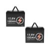 2 Pack 12V 100Ah LiFePO4 Battery, Up to 15000 Cycles, Deep Cycle Lithium Iron Phosphate Battery with Built-in BMS, Low Temp Protection