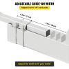 Boat Trailer Guide-ons, 40", 2PCS Rustproof Galvanized Steel Trailer Guide ons, Trailer Guides with Black PVC Pipes, Mounting Parts Included