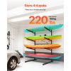 Kayak Storage Rack for 4 Kayaks, Holds 220 lbs, Heavy Duty Freestanding Stand for Indoor Outdoor Garage Shed Dock, Storage Rack Stand Holder for Canoe