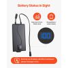 Battery Pack for Reclining Furniture with Adapter, 5000 mAh Rechargeable Recliner Battery Pack with Universal 2-Pin Connector and LED Screen