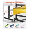Kayak Storage Rack for 3 Kayaks, Holds 200 lbs, Heavy Duty Adjustable Freestanding Stand with Lockable Wheels for Indoor Outdoor Garage Shed Dock
