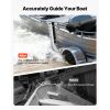 Boat Trailer Guides, 18.5 in/20.5 in Height Adjustable Trailers Guide, 2PCS Thickened High-Duty Steel Trailer Guide-Ons with Smooth Roller Guidance