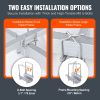 Boat Trailer Guide, 48″ Adjustable Design Trailer Guide Poles, 2PCS High-Hardness Steel Trailer Guide-Ons, Trailer Guides with PVC Pipes, for Ski Boat