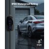 Level 2 EV Charger, 32 Amp Adjustable Current, 240V Electric Vehicle Portable Charger with 25 ft Charging Cable, NEMA 14-50P Plug, LCD Display