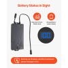 Battery Pack for Reclining Furniture, 2500 mAh Rechargeable Recliner Battery Pack, with Universal 2-Pin Connection and LED Display Screen