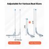Boat Trailer Guides, 30.5 in/47.5 in Height Guide Poles, 2PCS High-Hardness Steel Trailer Guide-Ons, Adjustable Guide Poles with PVC Pipes