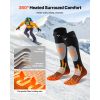 Heated Socks, Medium Size, 5000mAh Battery Rechargeable Heating Socks with 4 Heating Levels, Electric Heated Sock with APP Control for Men Women