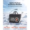 2 Pack 12V 100Ah LiFePO4 Battery, Up to 15000 Cycles, Deep Cycle Lithium Iron Phosphate Battery with Built-in BMS, Low Temp Protection