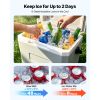 Hard Cooler, 17QT Portable Cooler, Leak-Resistant Coolbox Keeps Contents Cool for 48 Hours, Insulated Chests with Ice Retention and Heavy-Duty Handle