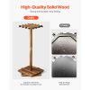 Fishing Rod Holders for 16 Fishing Poles, 360° Rotating Wood Fishing Rods Rack for Garage Organization and Storage, Floor Stand Space-Saving Equipment