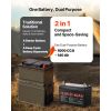 12V 140Ah Dual Purpose LiFePO4 Lithium Battery, 1000 CCA Group 31, Lithium-ion Starter Battery Plus Deep Cycle, Built-in Smart BMS, Car Start-Stop