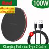 Fast Qi Wireless Charger Pad for iPhone 14 13 12 11 X Pro Max Samsung Galaxy S22 S21 Xiaomi Wireless Charging Dock Station