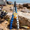 Multi-Function Long-Nose Hook Remover Portable Fishing Hook Pliers