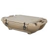 Floating Cooler, 40 QT Floating Ice Chest with Dry Storage & Tow Rope, Premium LLDPE Amphibious Drink Cooler for Water & Land
