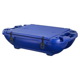 Floating Cooler, 40 QT Floating Ice Chest with Dry Storage & Tow Rope, Premium LLDPE Amphibious Drink Cooler for Water & Land (Color: Dark Blue, Type: Without Wheels)