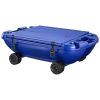 Floating Cooler, 40 QT Floating Ice Chest with Dry Storage, Wheels & Tow Rope, Premium LLDPE Amphibious Drink Cooler for Water & Land