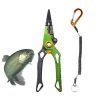 Multi-Functional Lure Pliers for Fish Handling Hook Removal Ring Opening