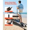 Boat Trailer Steps, 3-Step, Heavy-Duty Boat Trailer Steps with Handle, Non-Slip Surface, 3 Mounting Angle Options