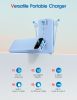 12000mAh Portable Charger Power Bank With Built In Cables